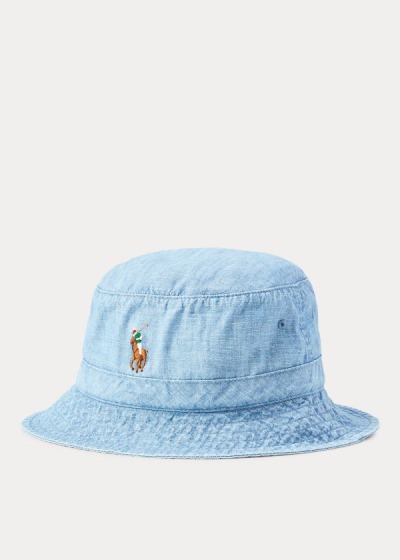 Chapeus Polo Ralph Lauren Chambray Bucket Homem 24870-GUCF